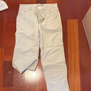 Vintage GAP Men's Beige Cargo Pants - Carpenter Collection